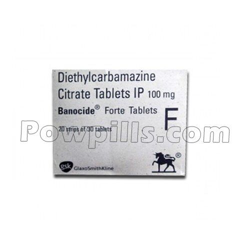 Banocide Forte 100 Mg (Diethylcarbamazine) 1 Banocide Forte 100 Mg
