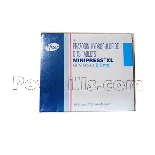 Minipress XL 2.5 Mg (Prazosin) 1 MINIPRESS XL 2.5MG