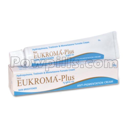 Eukroma Plus Cream 20gm (Hydroquinone /Tretinoin /Mometasone) 1 eukroma plus