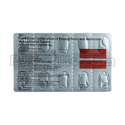 Jardiance Met 5mg/500mg(Empagliflozin/Metformin) 1 Jardiance Met 5mg/500mg