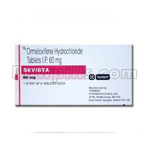 Sevista 60 Mg (Ormeloxifene/centchroman) 1 Sevista 60 Mg