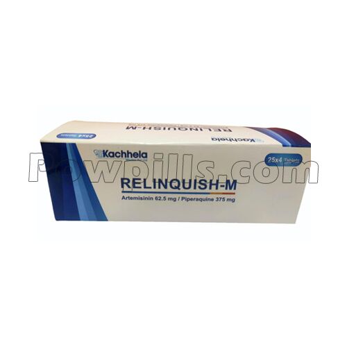Relinquish-M Tablet (Artemisinin/Piperaquine) 1 Relinquish-M Tablet