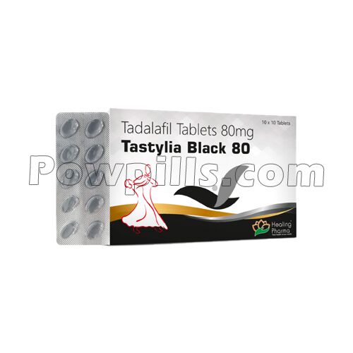 Tastylia Black 80 Mg (Tadalafil) 1 Tastylia Black 80 Mg