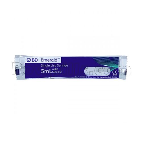 BD Emerald 5ml Syringe With Needle