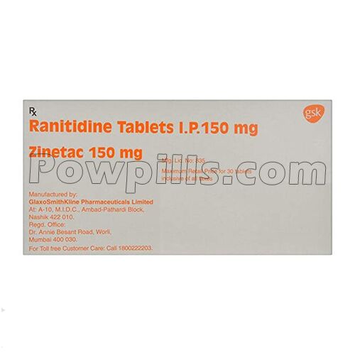 Zinetac 150 Mg